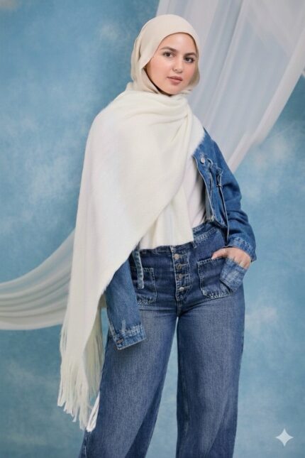 شال موهير ناعم